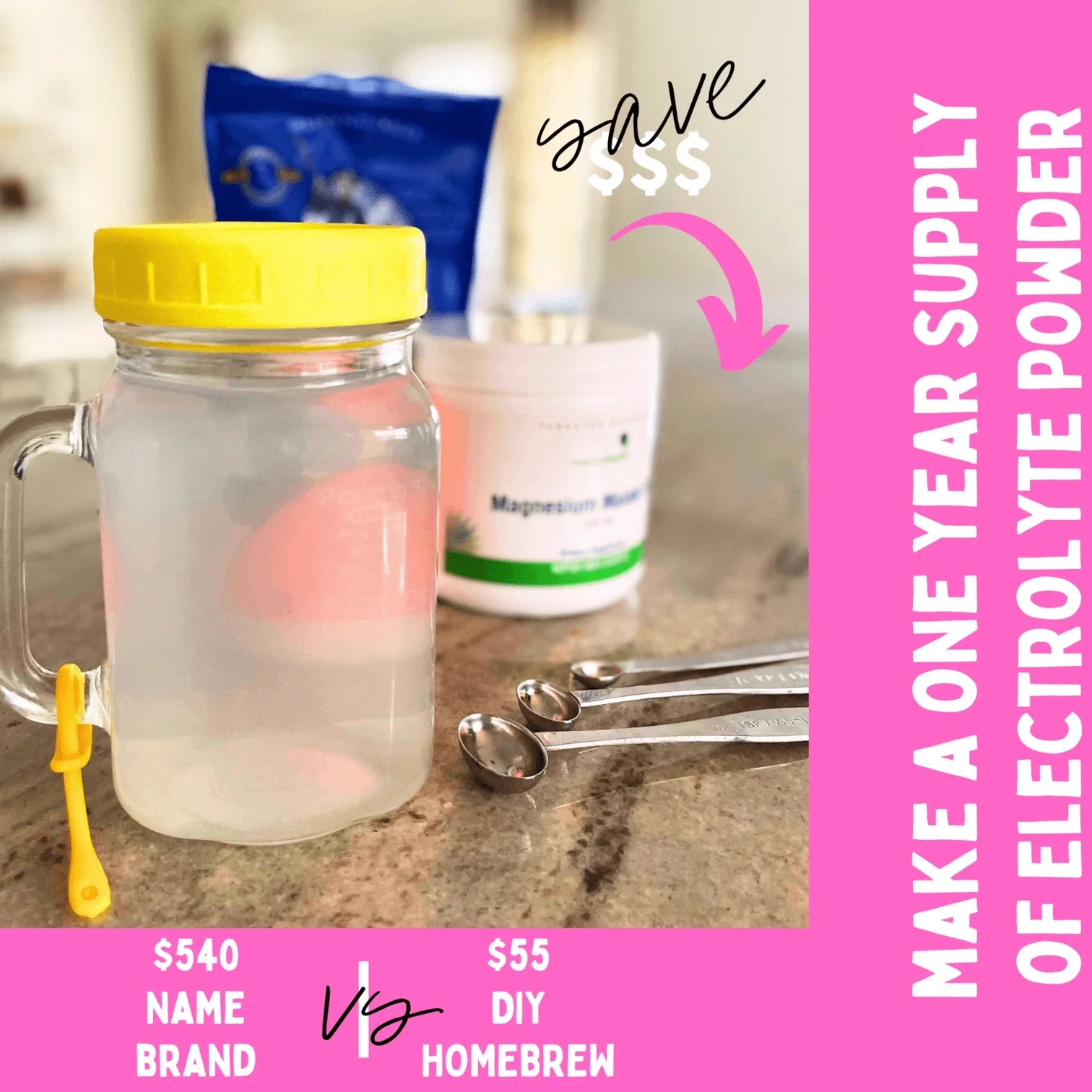 How to Make Your Own Electrolyte Powder