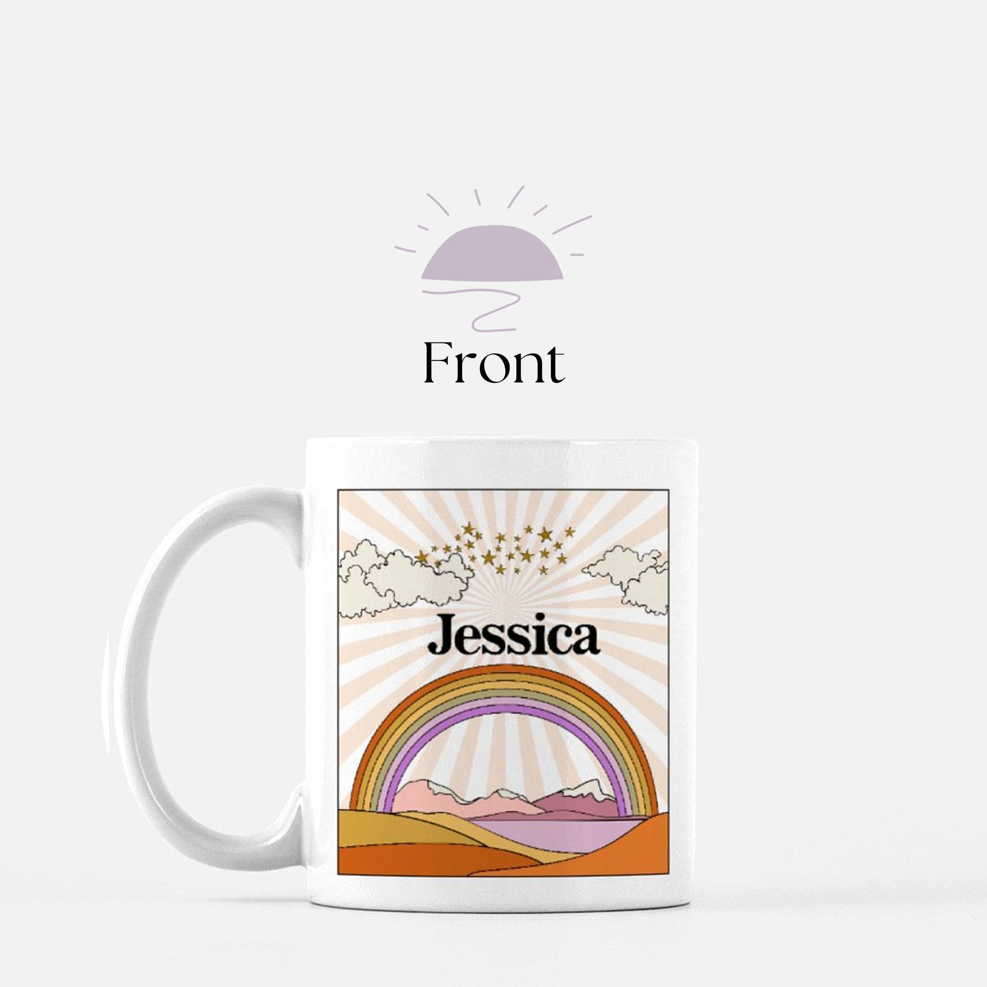 Add any name to your custom mug