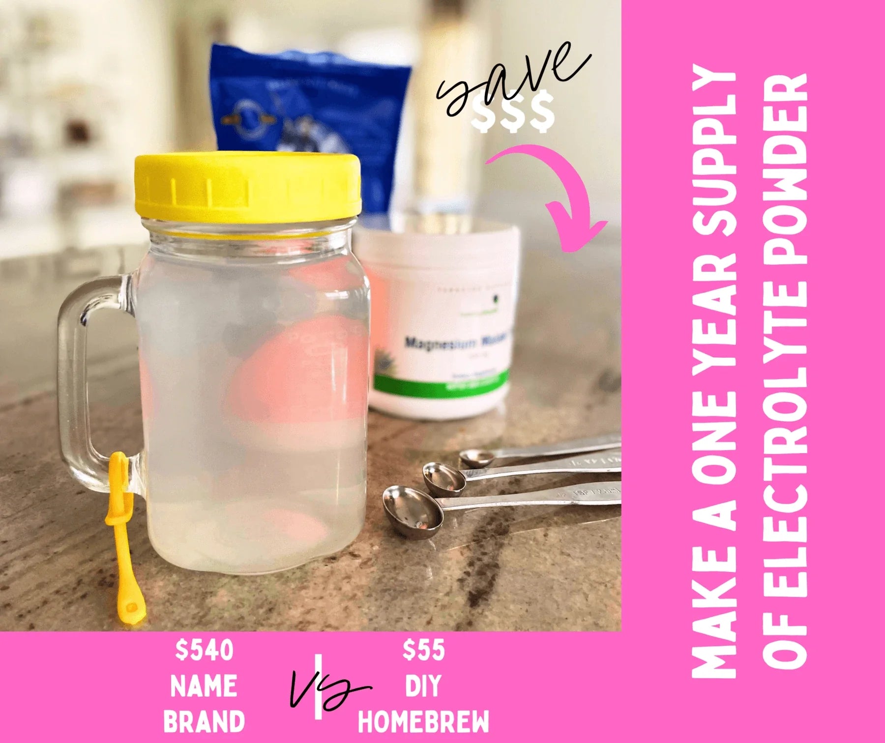How to Make Your Own Electrolyte Powder