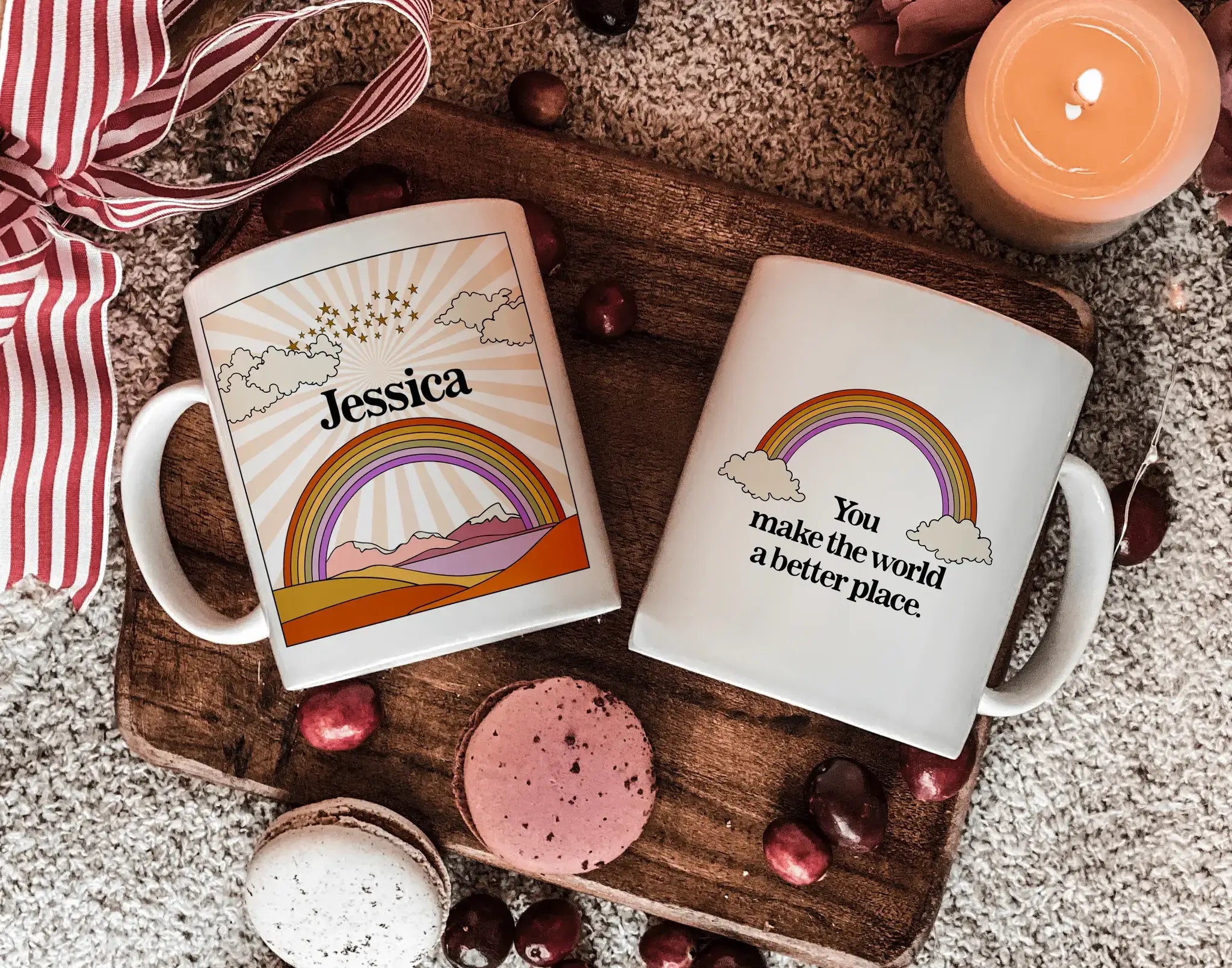 You Make the World a Better Place - Customizable Mug - Holiday Gift
