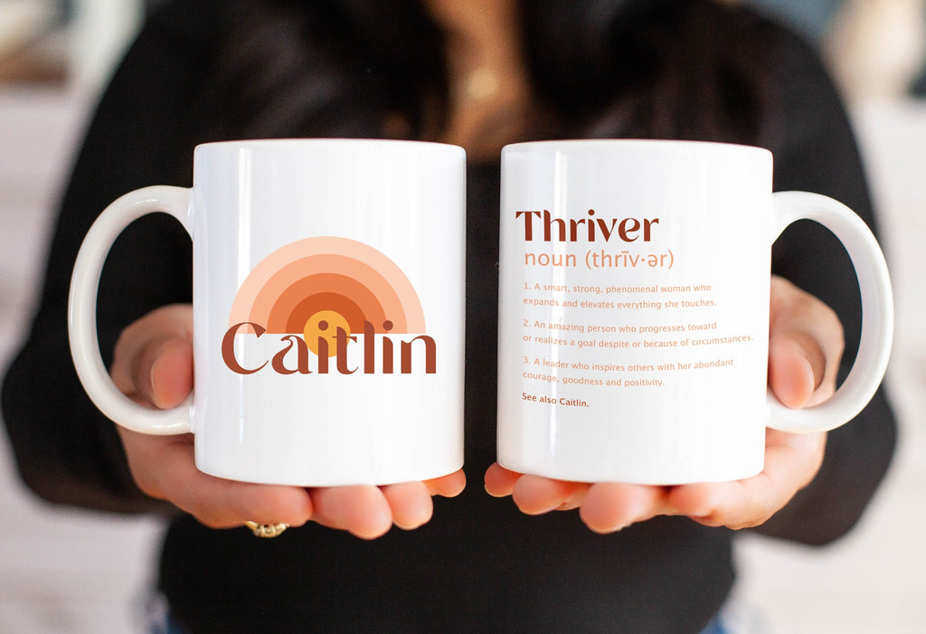 Personalized Thriver Ceramic Mug