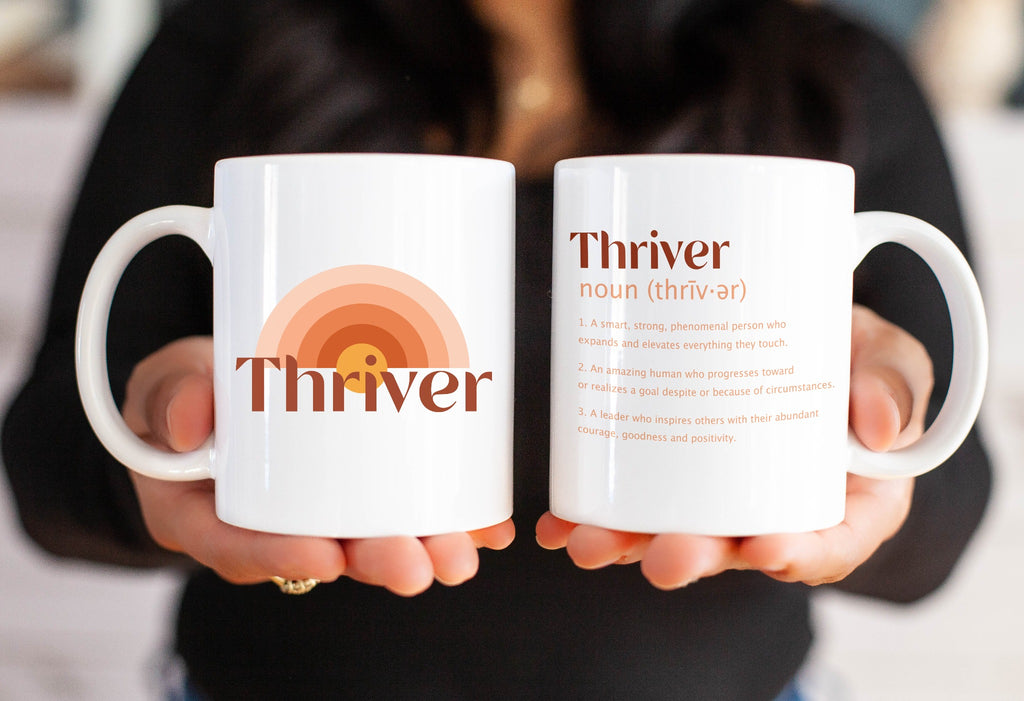 Thriver ceramic mug